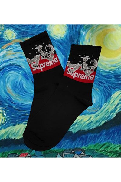 FG KONNİCHİWA WRITING PATTERNED SOCKS