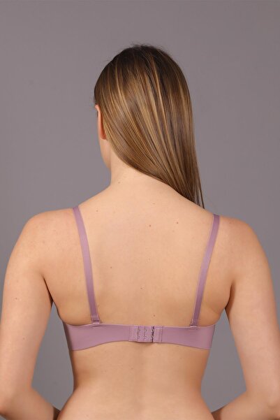 cotonhause Γυναικείο σουτιέν με λεπτό σφουγγάρι Dusty Rose Ghost C5T4N1O633 κομμένο με λέιζερ