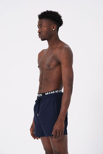 Miami Beach WATERPROOF FABRIC WAIST RUBBERED MEN'S SHORTS SWIMSUIT 240