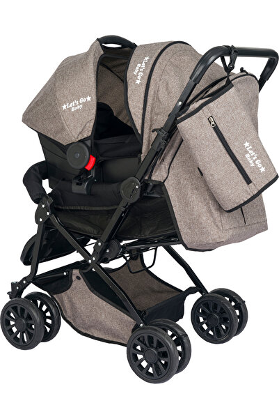 Let's Go Travel Sistem Bebek Arabası ve Bebek Çantası Seti