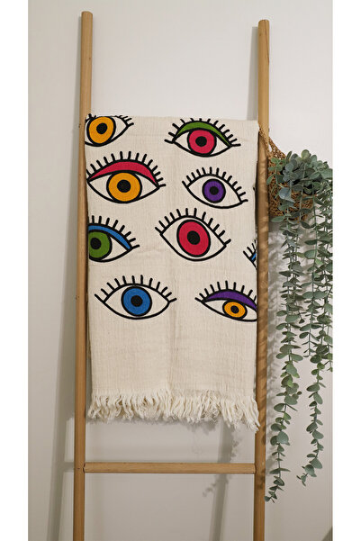 AQUATOLIA بيشتيمال موسلين للعين - 100% قطن - 100x180 - بيشتيمال - منشفة الشاط...