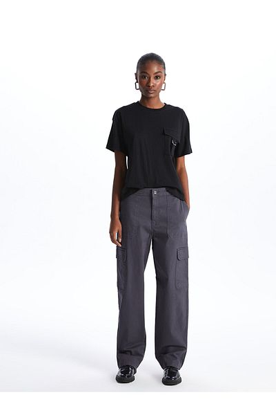 LC Waikiki LCW Standard Fit Gabardine Women's Cargo Pants