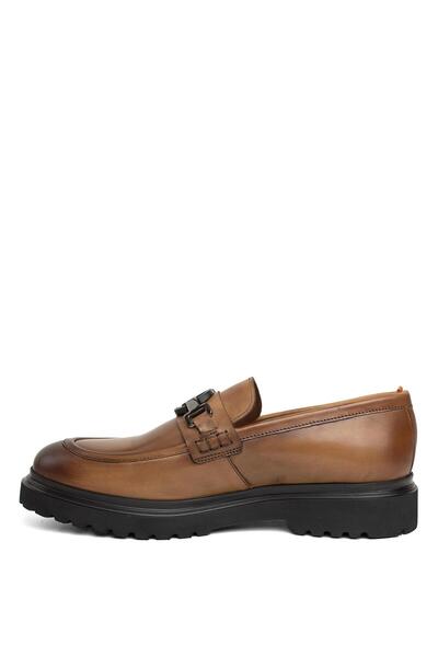 MARCOMEN 19578 Ανδρικά παπούτσια Loafer από γνήσιο δέρμα καφέ