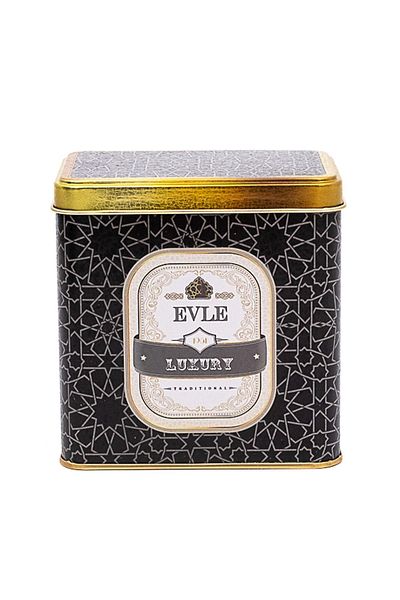 EVLE Er205-V2 Trellis Patterned Square Metal Storage Container 8 X 12 cm