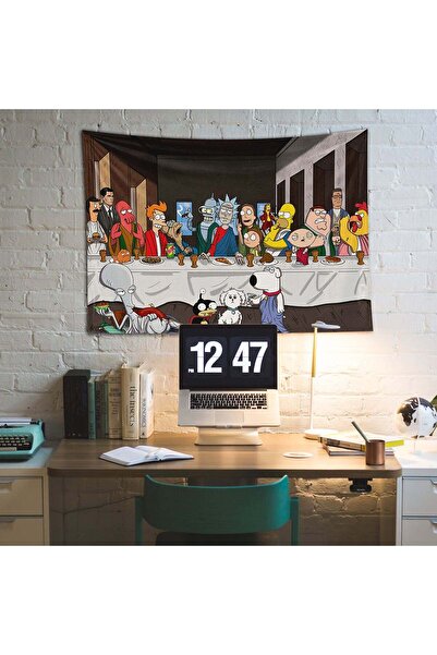 The Lucid Lab Champions Last Supper Duvar Örtüsü - 100 cm x 135 cm