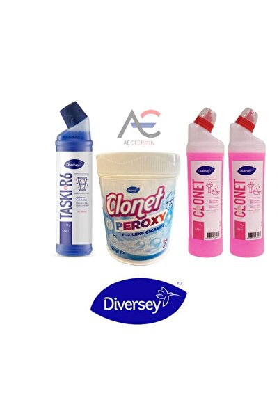 Diversey 4'lü Temizlik Paketi 2 Adet Banyo + 1 Adet Tuvalet + 1 Adet Beyazlar...