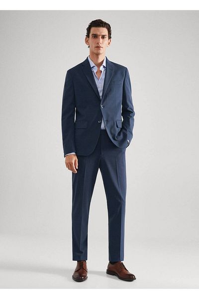 MANGO Man Μπουφάν Blazer με λεπτή εφαρμογή