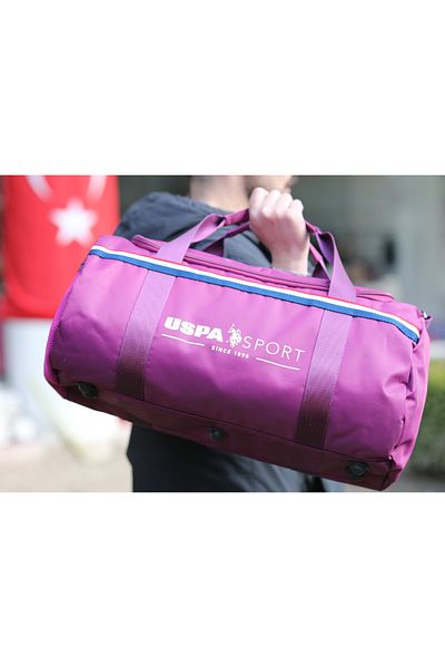 U.S. Polo Assn. Large Size Unisex Multi-Compartment Sports Fitness Travel Bag Navy Blue 50*25*25 cm dimensions