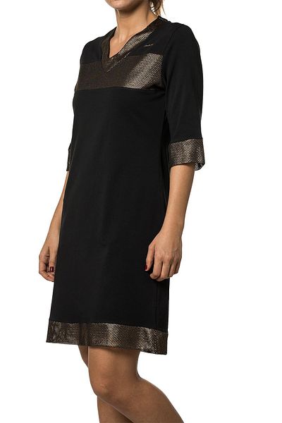 Doremi Black Gold Combed Cotton Nightgown New Season (1 Piece Economical)