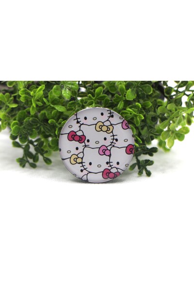 Tezcan Aksesuar Popsocket Telefon Tutacağı Desenli ve Baskılı Parmak Tutucu