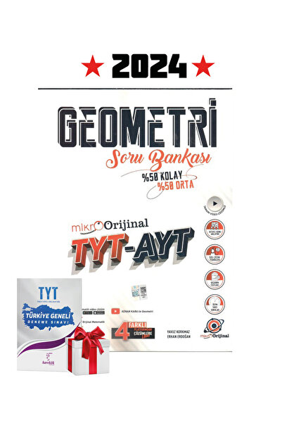 Orjinal MİKRO ORİJİNAL YKS TYT AYT SORU BANKASI GEOMETRİ