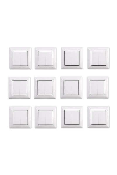 Günsan Visage White Commutator 12 Pack (Frame Included)