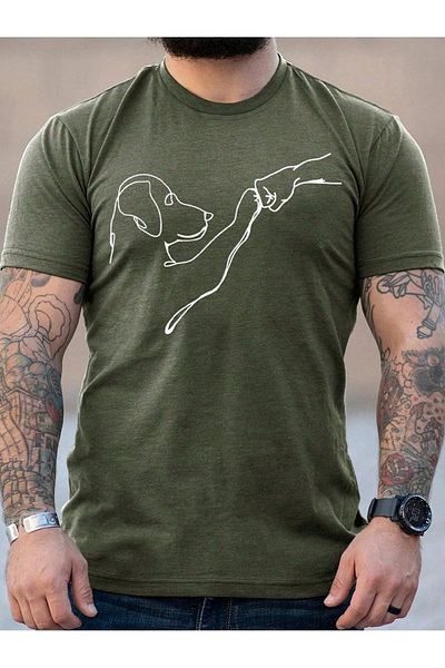 DAXİS Sportwear Company Μπλουζάκι Unisex Dog Friendly Printed