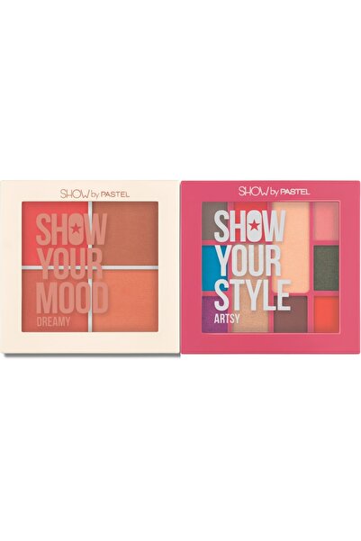 Show by Pastel Allık Seti 442 Dreamy + Far Paleti 462 Artsy 2 Palet Birlikte