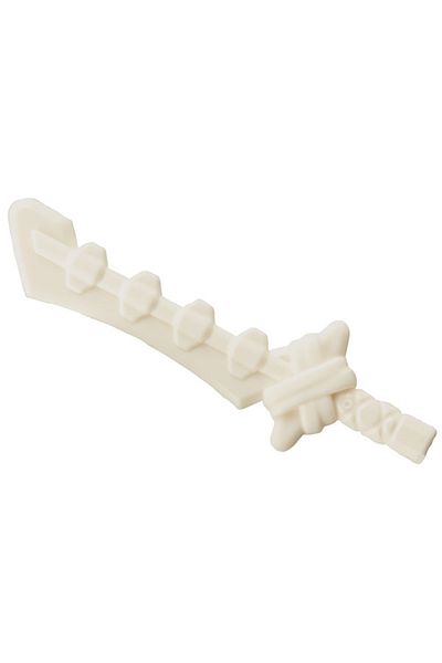 LEGO Moc Custom Akseusar Minifigure Weapon Ninjago Sword Harry Potter Sword White Bone Patterned