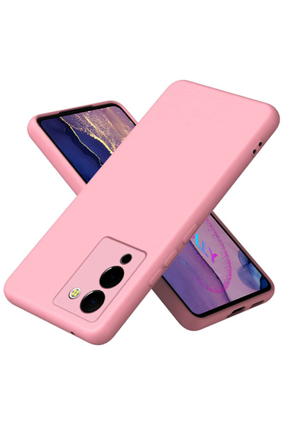 Molly İnfinix Note 12 G96 İçin Pamuk Şeker Liquid İçi Kadife Silikon Kılıf