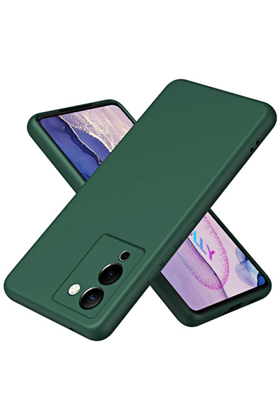 Molly İnfinix Note 12 G96 İçin Kaktüs Liquid İçi Kadife Silikon Kılıf