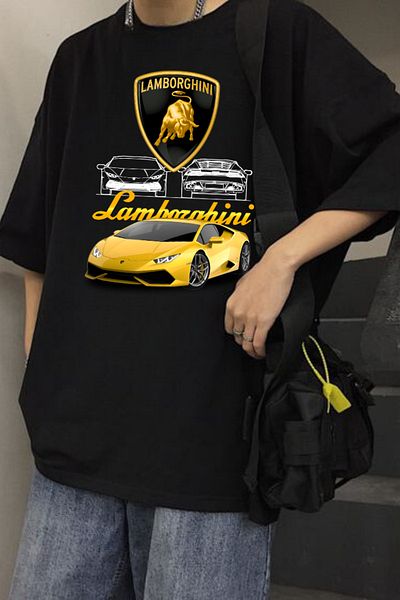 Touz Moda Μπλουζάκι Lamborghini Retro Printed