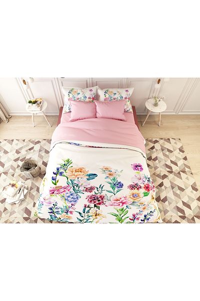 ALACA HOME COLLECTİON Alaca Home Beren Double Duvet Cover Set