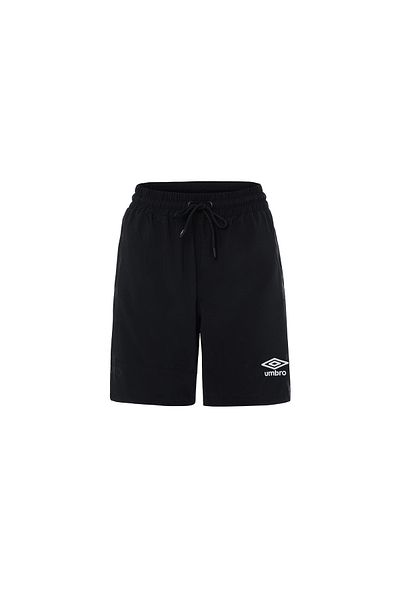 UMBRO Men's Black Training Shorts & Sweat-Wicking Sports Shorts - TE0083 Camp Wanderer Short Black