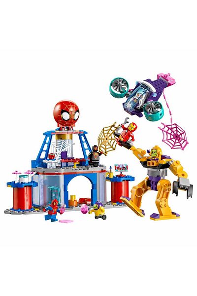 LEGO 4+ Spidey Set Networking Headquarters 10794 - 5 Minifigures for Kids Ages 4 and Up