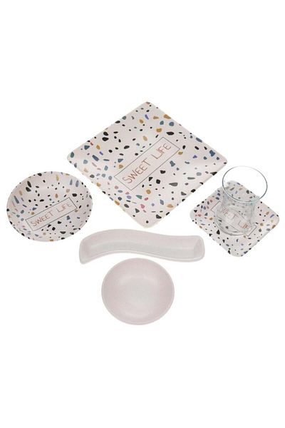 Keramika Siera 6-Person 26 Piece Breakfast Set Sweet Life