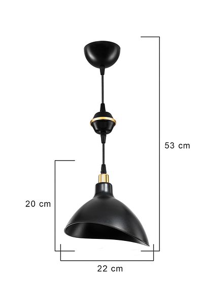 manogrup avize aydınlatma مصباح معلق أسود/ذهبي من Esta Globe لغرفة الطعام وغرفة النوم وغرفة المعيشة وغرفة المعيشة وثريا المطبخ