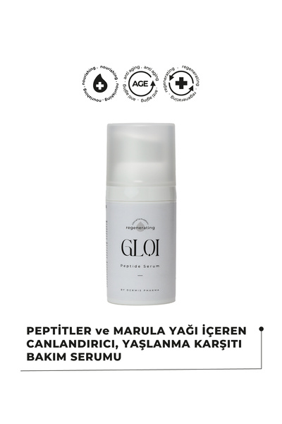 GLOI Cilt Bakım Serumu,peptit Serum - Marula Yağı Içeren Canlandırıcı, Yaşlan...