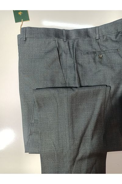 LAMPART Plus Size Cavalli Fabric Trousers - Classic Cut