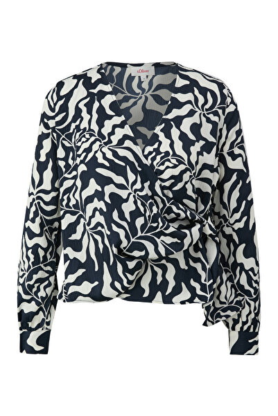 s.Oliver Wickelbluse aus Satin