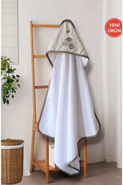 Alpar Tekstil Cotton Soft Girl-Boy Newborn/Baby Bath Swaddle Towel /bobbi