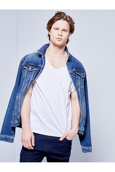 Ltb Legesa V-neck Men's Short Sleeve T-shirt1224841926089