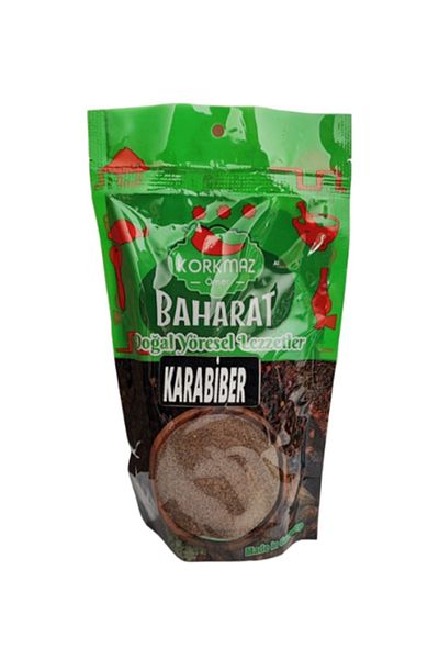 korkmaz baharat 250Gr Gmdes Certified Ground Black Pepper
