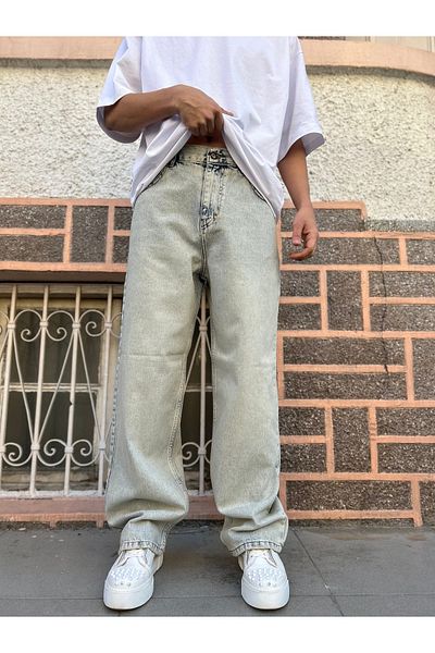 XPUPPET Acid Washed Extra Loose φαρδύ παντελόνι