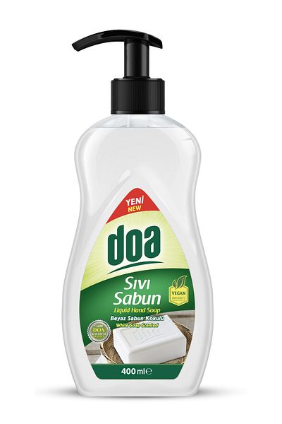 Doa White Fluid Soap - 400 ml