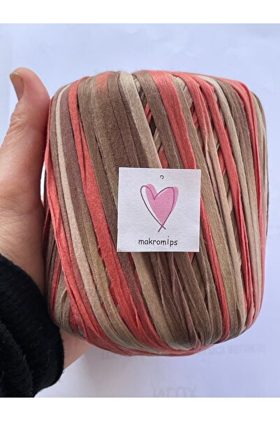 Makromİps PREMİUM MİX SOFT RAFFİA İP 50 gr 65 m YUMUŞAK MULTİ ÇOK RENKLİ DOĞAL EBRULİ RAFYA ÇANTA İPİ KAĞIT