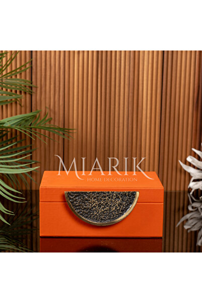 MIARIK DESIGN & DEKORASYON Tekli Deri Kutu Aksesuarli 8x16 10x20 Cm