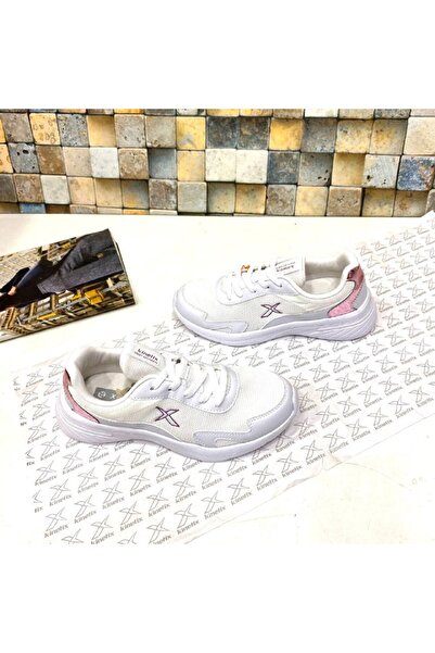 Kinetix Yeni Sezon Orijinal Ortopedi Antibakteriyel İç Astarlı Tam Kalıp Kadın  Beyaz  Spor Ayakkabı