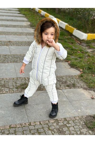 Ares Kids Fashion Hooded Unisex Snow Jumpsuit Water Resistant Children's and Baby's Clothing Boys Girls Holiday