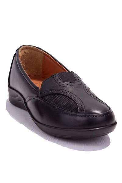 Polaris 105072 Black Orthopedic Daily Women's Leather Shoes