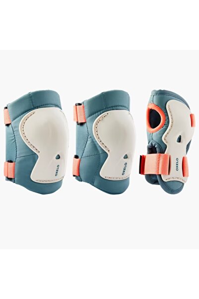 Decathlon 6 10 Yaş Paten Kaykay Scooter Destek Seti Pembe Dizlik & Dirseklik & Bileklik Xs