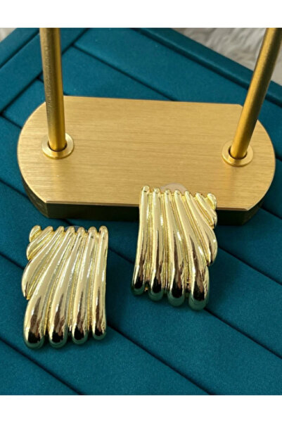 Çelik Gold Küpe