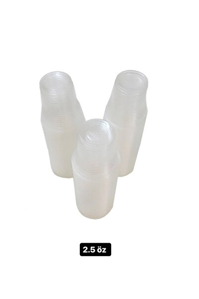 FİGANLAR 200 adet 2.5 oz  mini boy plastik kullan at  zemzem bardağı zemzem s...