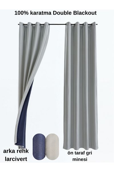 MebelPort Curtain 100% Bird Eye Stitched Double Blackout - Two Wings