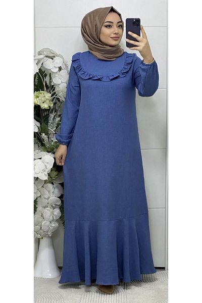 Ebrarengiz Moda ΓΥΝΑΙΚΕΙΟ ΦΟΡΕΜΑ ΛΙΝΟ ΦΟΡΕΜΑ