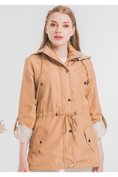 dml giyim Bondit Lined Spring coat