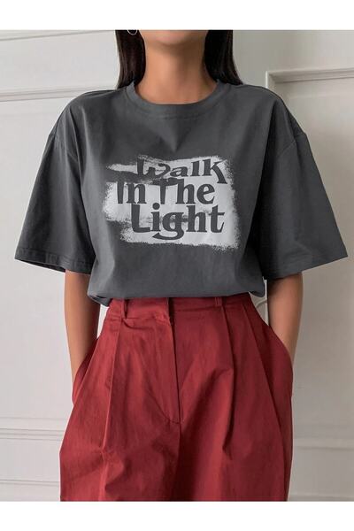 Deocept Фума Walk In The Light надрукована Oversize футболка