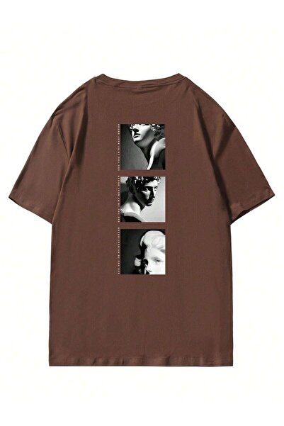 Deocept See You Printed Oversize ανδρικό μπλουζάκι Casual Boyfirend