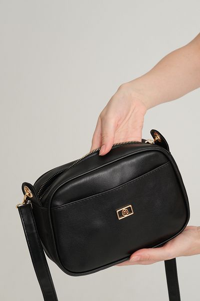 mossi Black Cross Strap Women's Bag