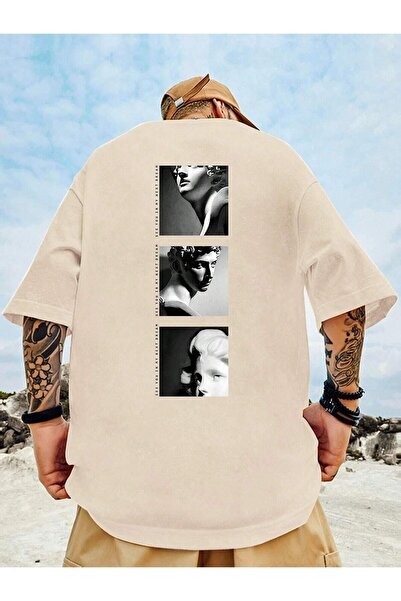 Deocept See You Printed Oversize ανδρικό μπλουζάκι Casual Boyfirend